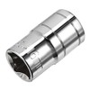 sourcing map 1/2-Inch Drive 16mm 6-Point Shallow Socket, Metric, Cr-V