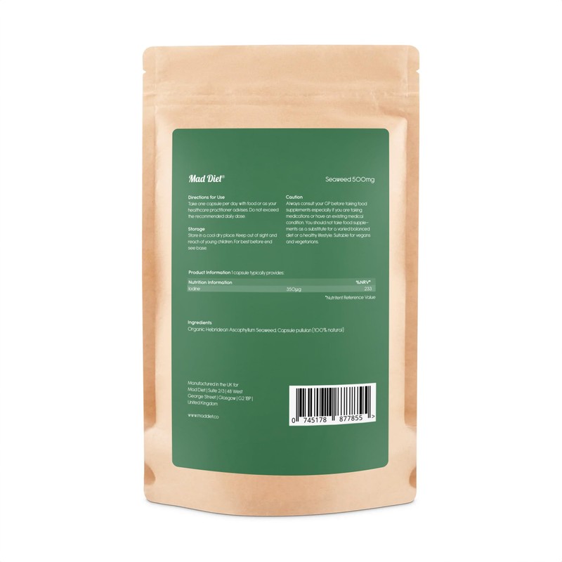 Mad Diet Organic Scottish Seaweed | Health Support | Natural