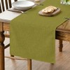 Artoid Mode Green Table Runner, Seasonal Fall Winter Machine Washable