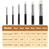 6 Pcs Dry Brush Set, Drybrush Set Round Detail Paint