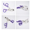 Eyelash Curlers with Comb and Eyeliner Brushes,Light Purple