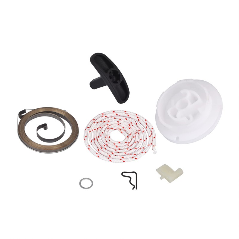 Cancanle Recoil Starter Pulley Handle Grip Rope Spring Pawl Kit