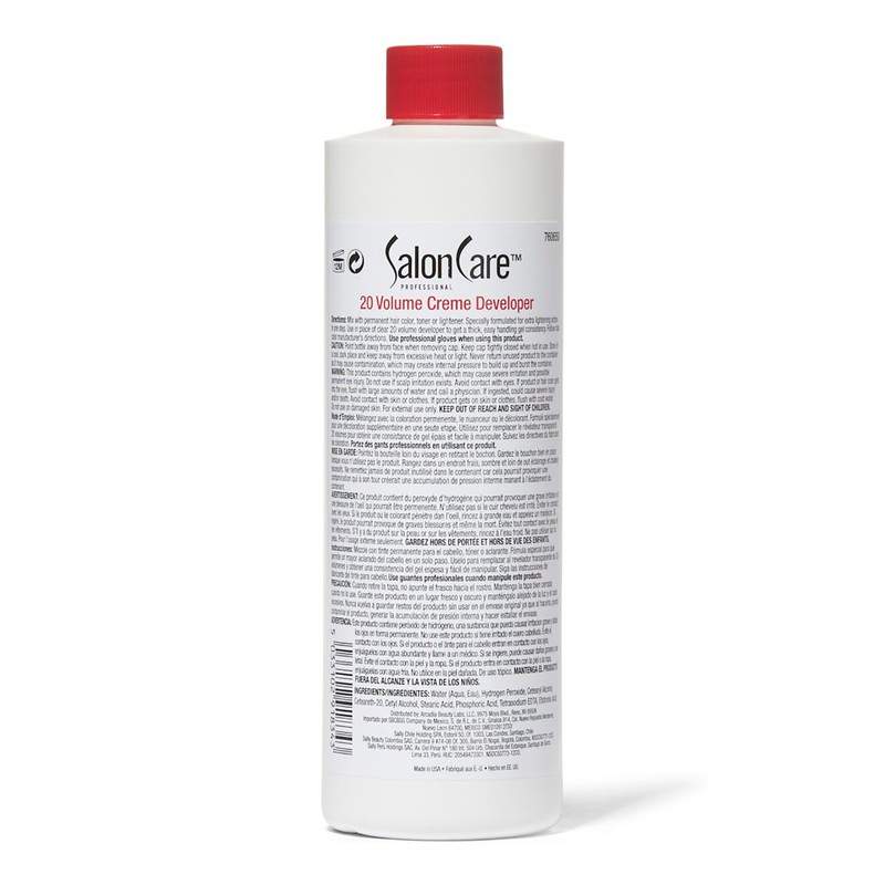 Salon Care 20 Volume Creme Developer, Uniform Lift, Easy to