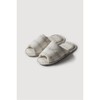 JAJU [JAJU] Crisscross Drawing Dot Living Room Slippers _230-245_Ivory