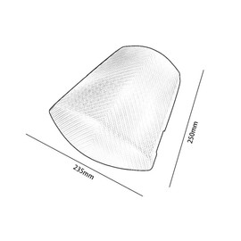 Lorababer Motorcycle Motorbike Carbon Pattern Rear Passenger Pillion Solo Seat Cowl ABS Plastic Fairing Cover for Suzuki GSXR GSXR600 GSXR750 GSX-R 600 750 2011-2021 (Red)