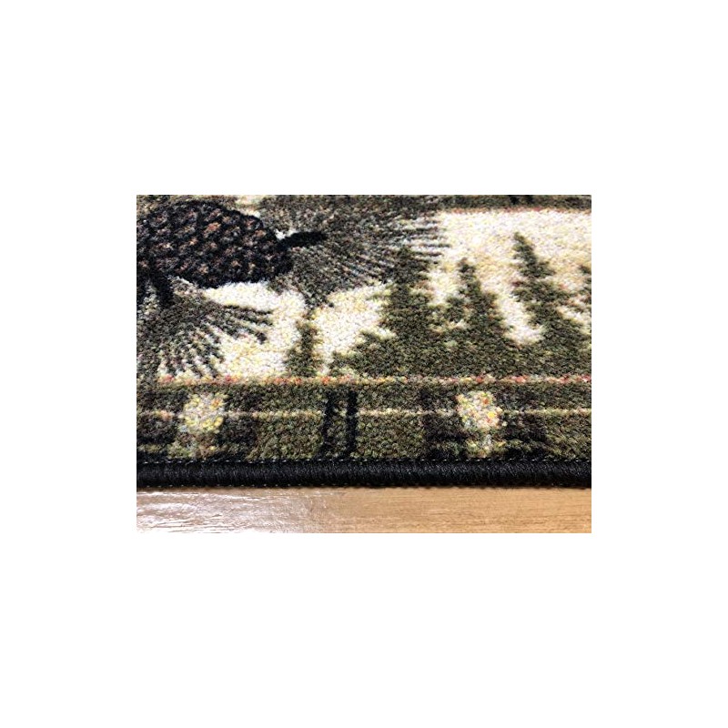 Cozy Cabin Stair Treads 9"x30" 3 Pack, Whispering Pines
