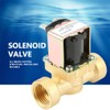 DC 12V Brass DN15 G1/2 Normal Closed Copper Body Water