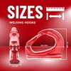 DOJA Barcelona Weld-on Hook with High Load Capacity: 1000 kg