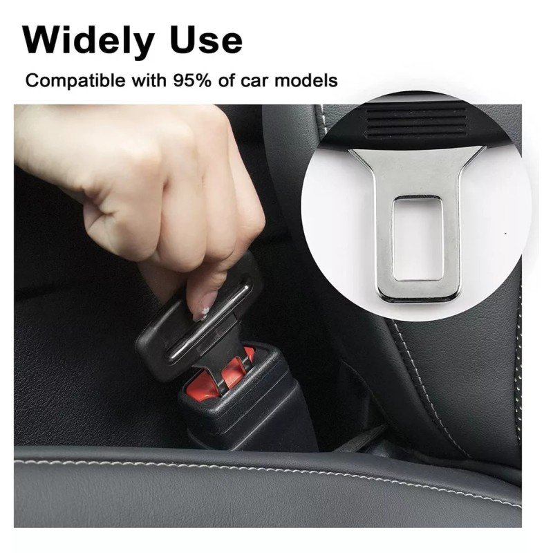 Generic 4 Piezas Clip De Bloqueo For Cinturón De Seguridad