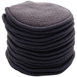 jingfei 16Pcs Reusable Bamboo Cotton Make Up Remover Pads Washable Triple Layer Care Wipe Pads Cleaning Pad with Bag