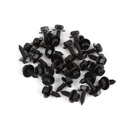 ACROPIX Screw Bolts Retainer Fender Liner Undercover Screws for Toyota Compatible with Prius Metal 30pcs Black