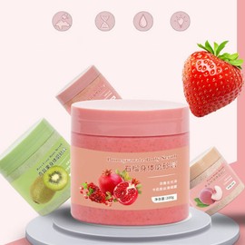 Gifts for Womens Body Fruit Scrub Exfoliating Smooth Fragrance Chicken Skin Scrub Milk 200 Care for Women (A, One Size)