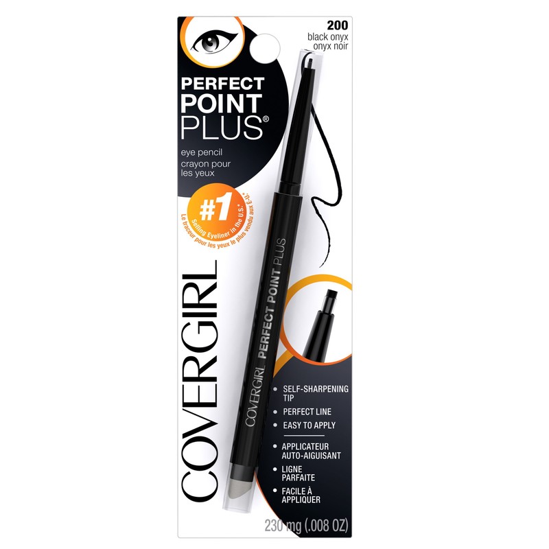COVERGIRL Perfect Point PLUS Eyeliner, One Pencil, Black Onyx Color,