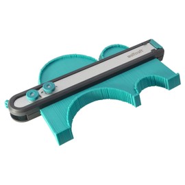 wolfcraft Contour Gauge PRO - Wide Needle Template - For Scanning, Transferring and Positioning Cutting Gradients Without Measuring - 6980000