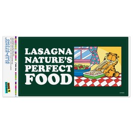 GRAPHICS & MORE Garfield Lasagna The Perfect Food Automotive Car Window Locker Bumper Sticker
