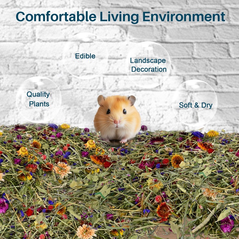 Sukh 150G Hamster Bedding - Flowers & Herbs Odor Control