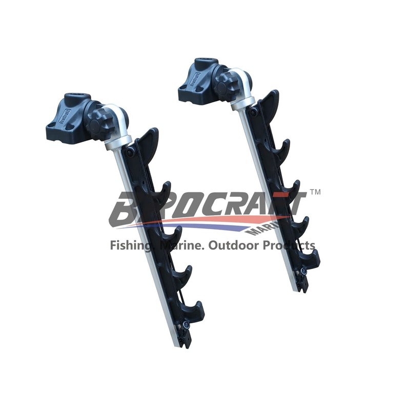 Brocraft Crappie Rod Holder/Transport Rack/Boat Rod Storage System
