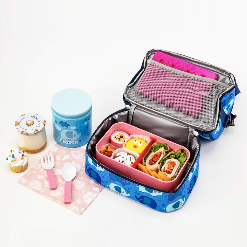 BLUE ELE Vacuum Insulated Jar & Thermos, BPA-Free Lunch Containers,