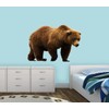 Grizzly Bear Vinyl Wall Decal Brown Bear Sticker Wall Art
