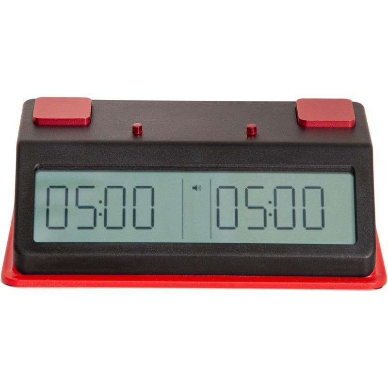 TapNset Professional Chess Clock (Touch Sensors, Red)