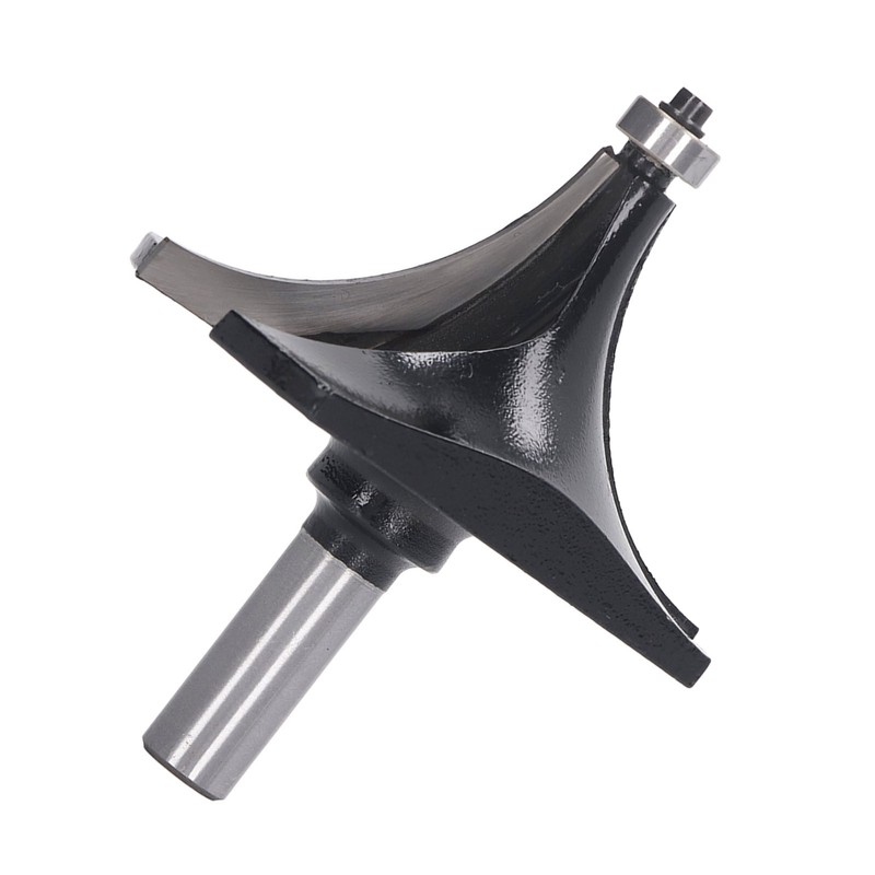 Roundover Router Bit 1/2in Shank 1/2x3‑1/2 Tungsten Carbide Round Over