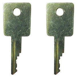 LEFITPA 2 Pack Replacement 58917261 Ignition Key for Bobcat 320 322 E45 E50 T2250 TL360 3450 V417 5600 730 7753 843 853 A220 1600 2000 2400 2410 1213 MT50 MT52 S130 T110 T200 T300 T870 Models