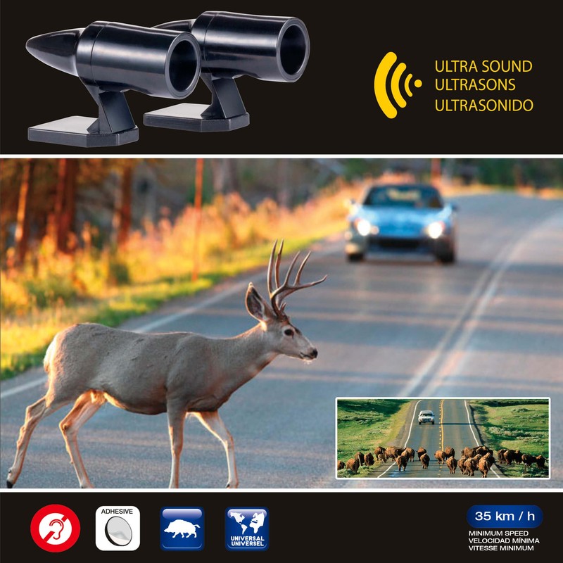 S SUMEX Four Alarm Deterrent Ultrasonic Whistle for Animals Deer