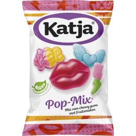 Katja Pop Mix I Soft Chewy Fruit flavored Gummy Candy I 250g 8.8 ounce