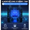 eLinkSmart Fingerprint Gym Locker Lock, Keyless Biometric Padlock, Weatherproof Electronic