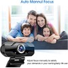 1080P Webcam Full HD Streaming Web Cámara con Micrófono Computadora