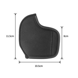 2 Pieces Seat Post Cover for Spring Parallelogram Seat Post Black Protective Cover Dust Splash Waterproof
