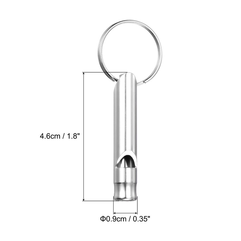 PATIKIL Emergency Whistles, 12 Pack Safety Whistle with Keychain Loud
