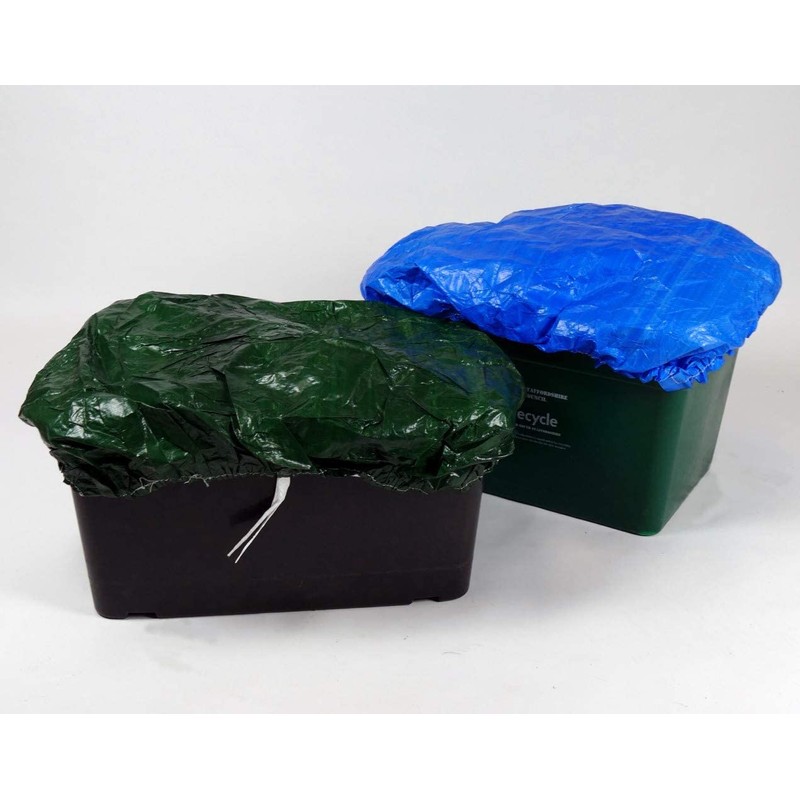 BOXHAT - BLUE or GREEN - (1-3 Pack) Recycling Box