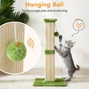 Keygarzone Indoor Cat Scratching Post: 32 in Tall Cat Scratcher
