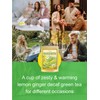 TeeLux Lemon Ginger Decaf Green Tea, Smooth Decaffeinated Green Tea