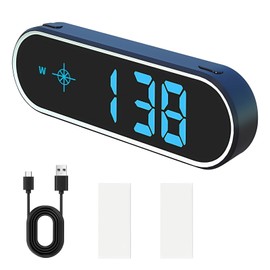 Digital Car Speedometer Speedometer, GPS Speedometer Car, GPS Digital Speedometer with LED Large Font Display, Speed Meter USB Powered for Bike, Motorcycle, Car, KM/H or MPH