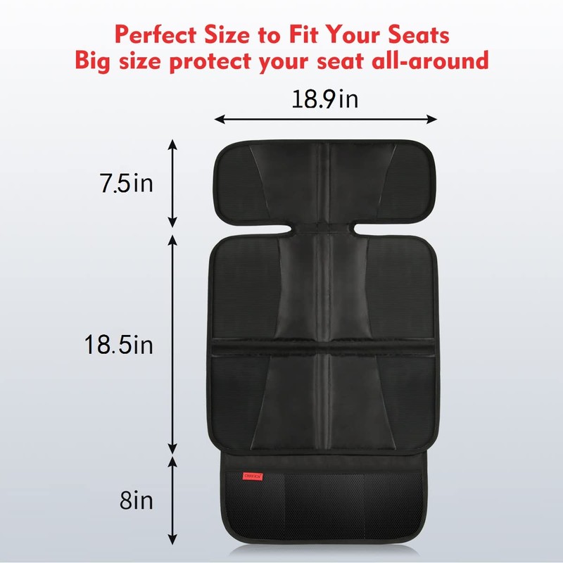 Kaiphy Car Seat Protector - Seat Protection Mat - Thick
