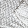 HOMESCAPES Grey Velvet Throw 130 x 160 cm Soft ‘Mora’