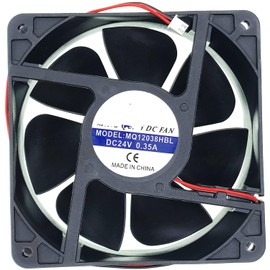 for MQ12038HBL DC24V 0.35A 12CM Cooling Fan DC AXIAL Fan Silent Cooling Fan 2-Pin 2-Wire