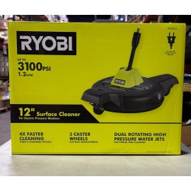 RYOBI 12" 3100PSI Electric Pressure Washer Surface Cleaner Attachment RY31SC312