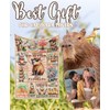 Huglanket Capybara Gifts for Girls, Women, Men, Capybara Blanket 50"