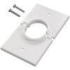 Midlite 1Gswh Single Gang Splitport (White)