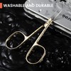 BEZOX Curved Cuticle Scissors - Precision Manicure Scissor Nail Cuticle