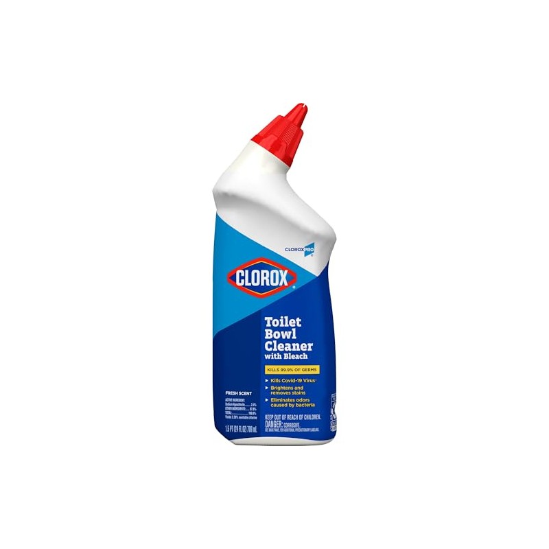 Clorox Commercial Solutions Manual Toilet Bowl Cleaner with Bleach
