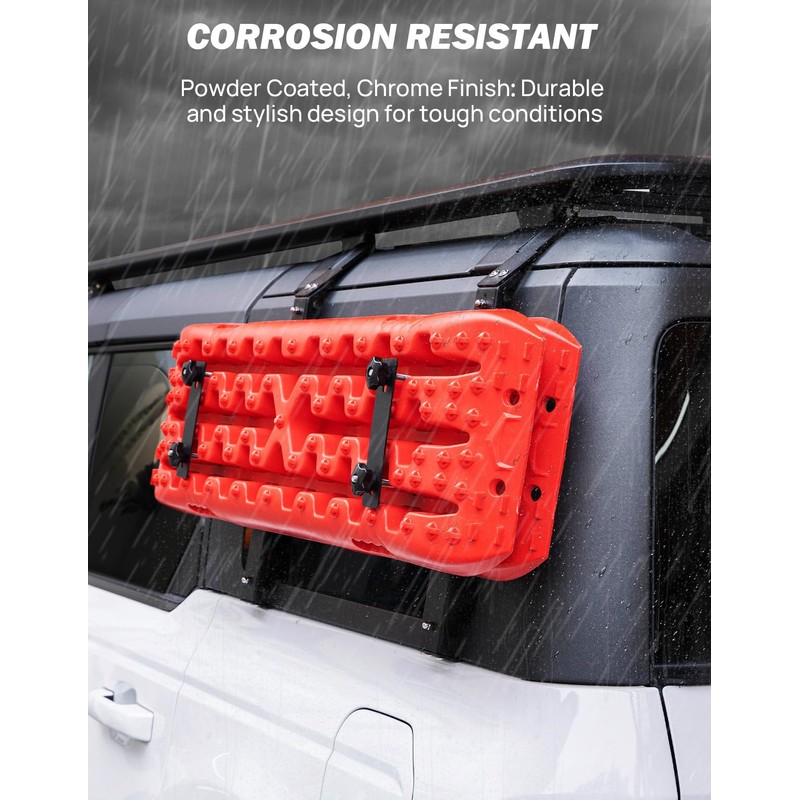JOYTUTUS Rear Window Storage Molle Panel Kit for Bronco 4-Door