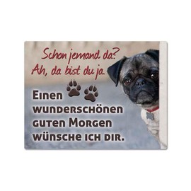 MN74 Fridge Magnet 3D Dog