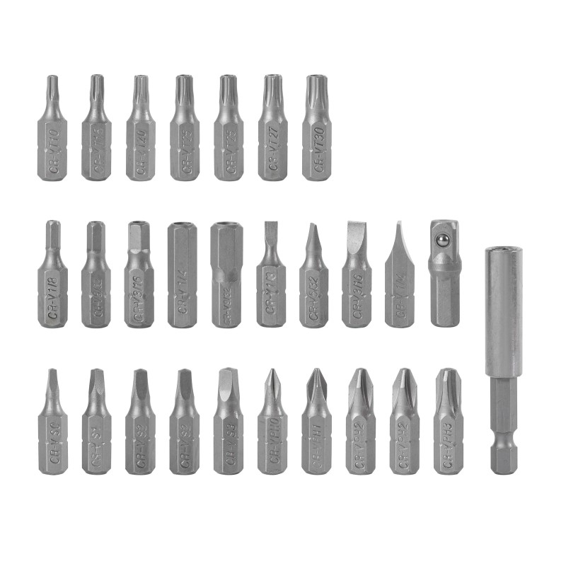 Hyper Tough 28-Piece Security and Screwdriver Bit Set in Reusable