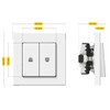 Schellenberg 25006 Roller Blind Switch for Flush-Mounting