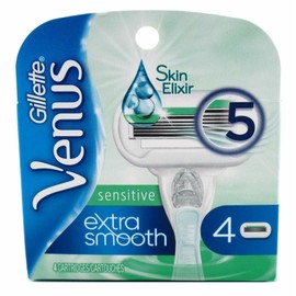 Gillette 3 Packs Of Gillette Venus Womens Extra Smooth Sensitive 4-Cartridges 3 X Packs o