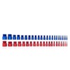 44Pcs Nut and Bolt Thread Checker, Carbon Steel Identifier Thread
